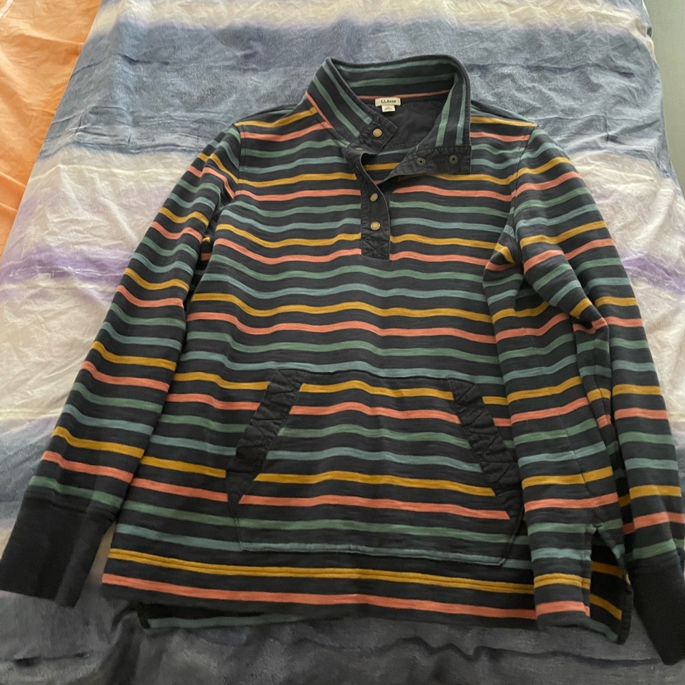 L.L. Bean Striped Pullover